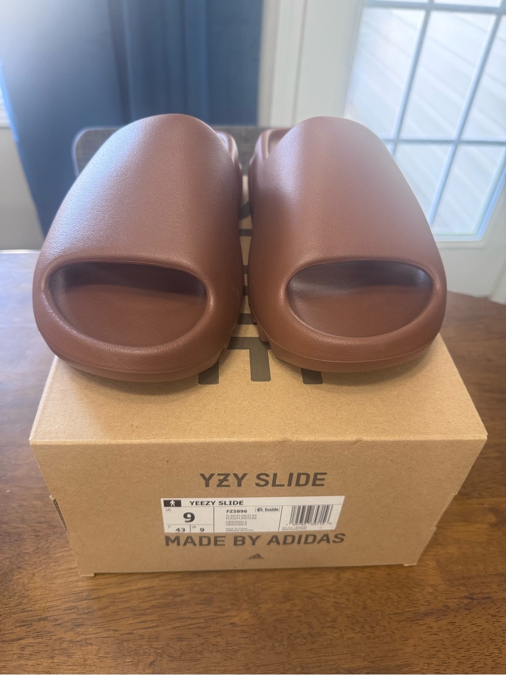 Yeezy flax slides original 2022 FZ5896 NWT
